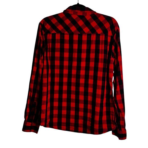 Counter Intelligence Men’s Buffalo Plaid Flannel Shirt Size M 100% Cotton - Picture 3 of 7